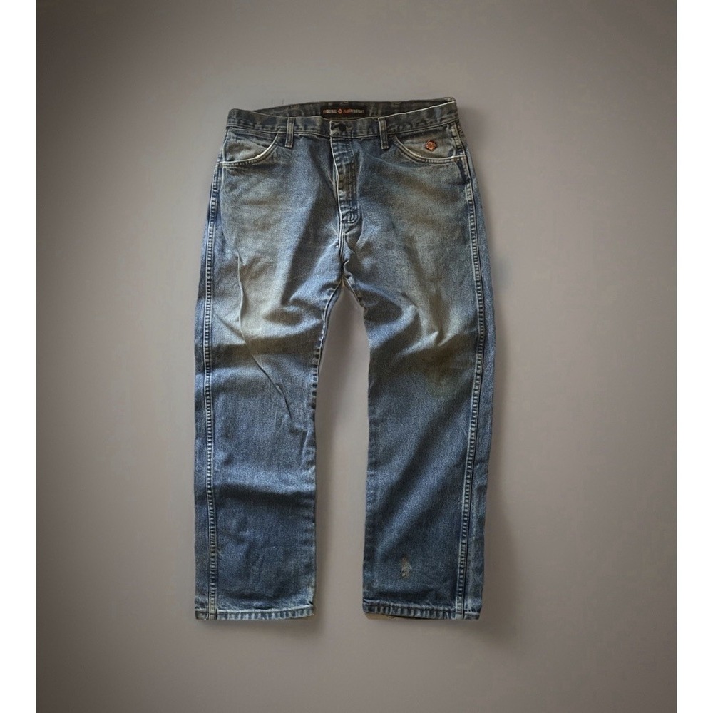Wrangler Men's FR Fire Resistance Denim Jeans 38x30 - Picture 2 of 6